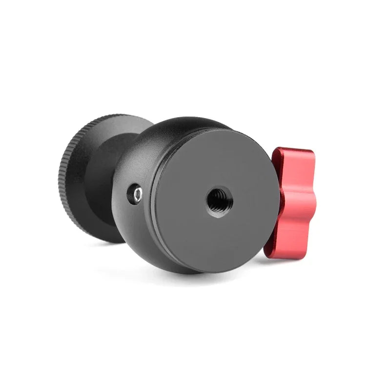 Adaptateur de rotule panoramique en métal YELANGU 360° pour trépied, compatible avec les chariots de voiture et les dollies.