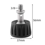 BEXIN GSF37-S Trépied avec pointes de pied en acier inoxydable de 3/8 pouce et patins en plastique, GSF37-S