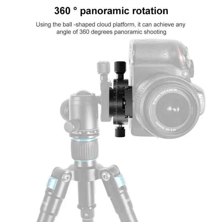 Support de trépied panoramique rotatif à dégagement rapide BEXIN QJ-08, QJ-08