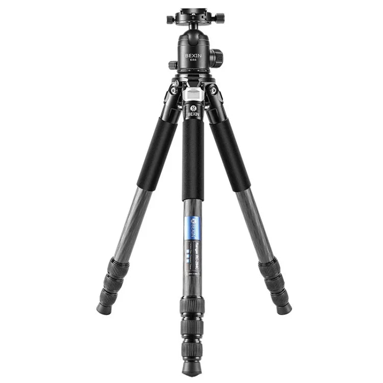 Trépied pour appareil photo pliable et portable en fibre de carbone BEXIN RC294 avec rotule panoramique K44, RC294+K44