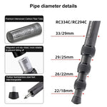 Trépied pour appareil photo pliable portable en fibre de carbone BEXIN RC334, RC334