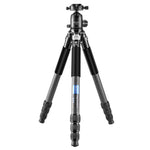 Trépied pour appareil photo pliable et portable en fibre de carbone BEXIN RC334 avec rotule panoramique K44, RC334+K44