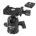 Rotule panoramique en métal BEIXIN QB-30 à rotation à 360 degrés avec plateau à dégagement rapide, QB-30