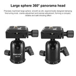 Rotule panoramique en métal BEIXIN QB-30 à rotation à 360 degrés avec plateau à dégagement rapide, QB-30