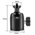 Rotule panoramique métallique rotative à 360° BEXIN K18A Mini, K18A