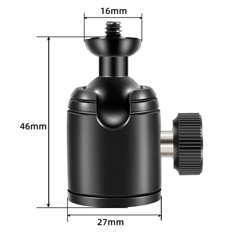 Rotule panoramique métallique rotative à 360° BEXIN K18A Mini, K18A