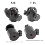 Rotule panoramique métallique rotative à 360° BEXIN K18A Mini, K18A
