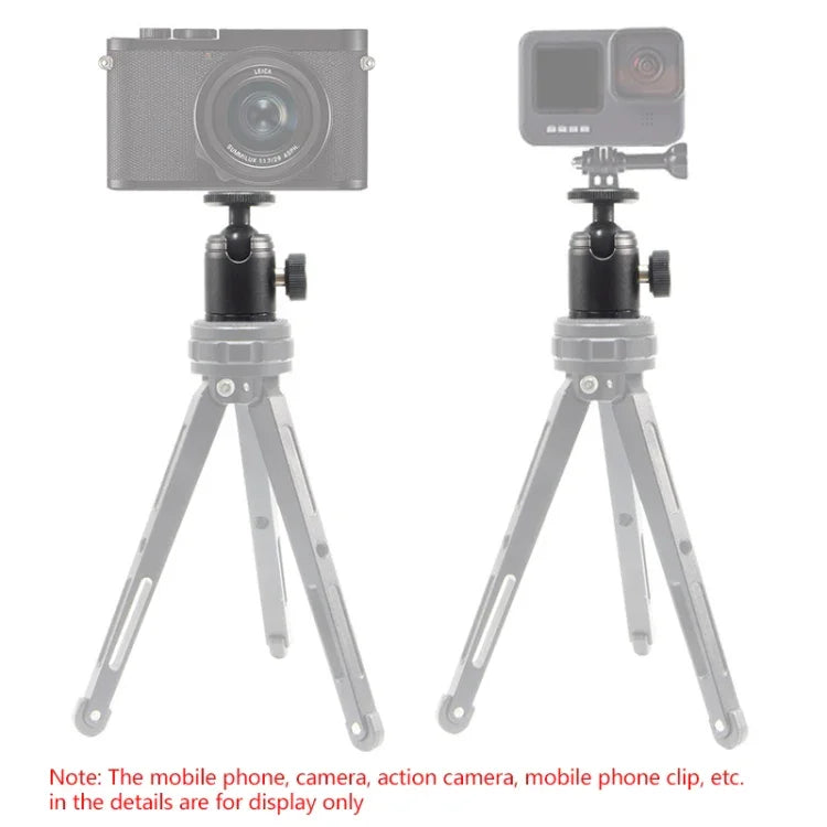 Rotule panoramique métallique rotative à 360° BEXIN K18A Mini, K18A