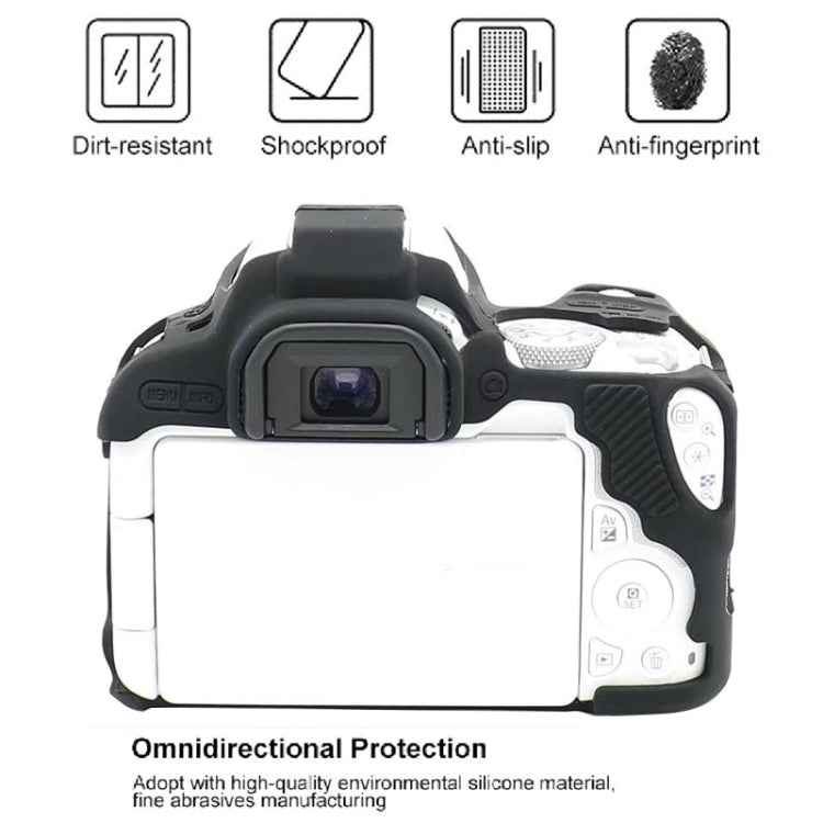 Étui de protection souple en silicone pour Canon EOS 250D