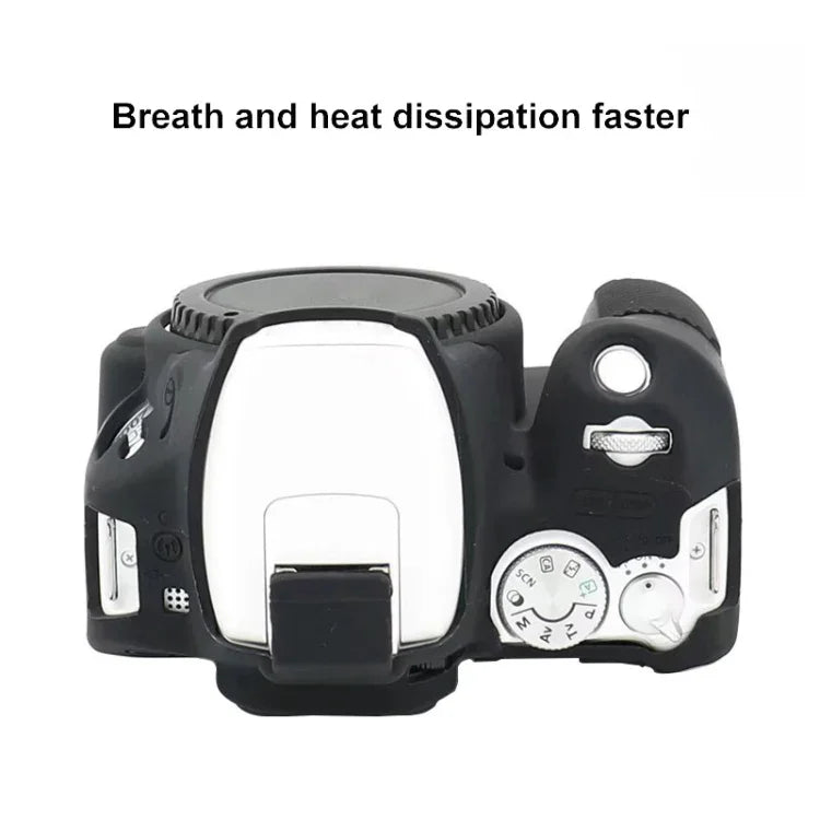 Étui de protection souple en silicone pour Canon EOS 250D