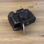 Étui demi-cuir PU pour appareil photo Fujifilm XH2S, filetage 1/4 pouce.