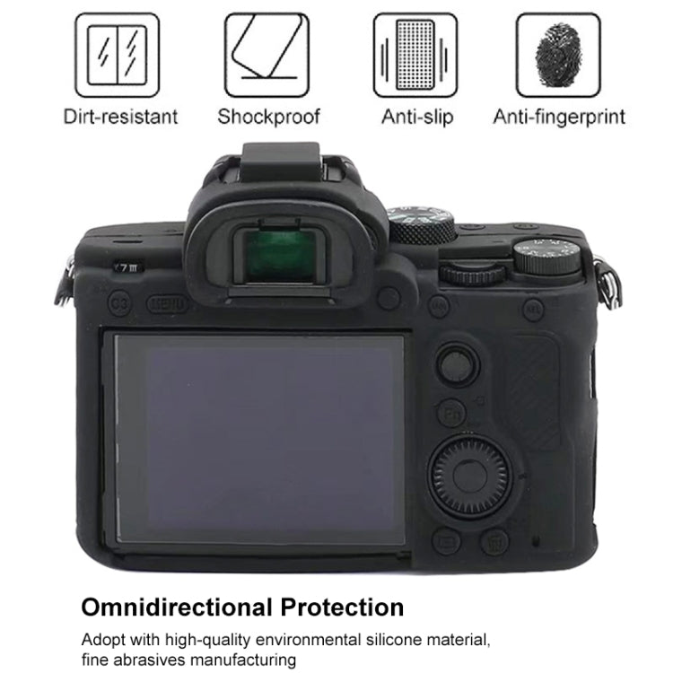Étui de protection en silicone souple pour Sony A7S III / A7S3