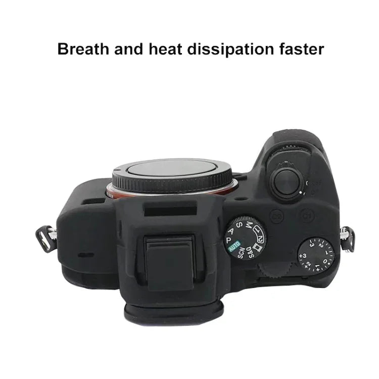 Étui de protection en silicone souple pour Sony A7S III / A7S3