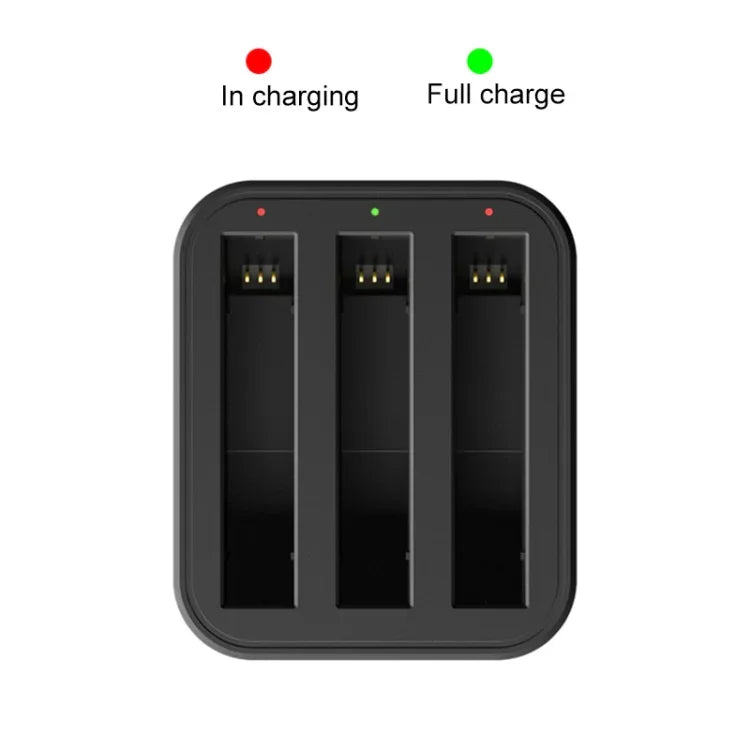 Chargeur rapide pour batteries à trois emplacements Insta360 X3 / One X2