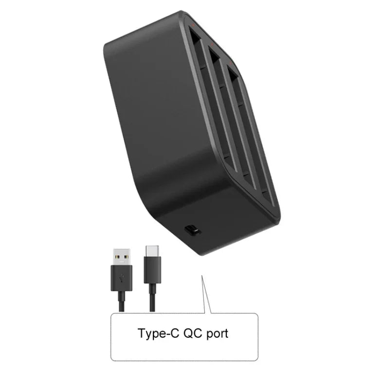 Chargeur rapide pour batteries à trois emplacements Insta360 X3 / One X2
