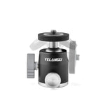 Adaptateur de rotule panoramique en métal pour trépied YELANGU LW-A01, LW-A01