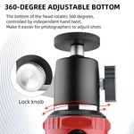 Adaptateur de rotule panoramique en métal pour trépied YELANGU LW-A01, LW-A01