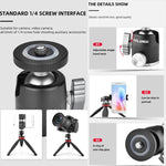 Adaptateur de rotule panoramique en métal pour trépied YELANGU LW-A01, LW-A01