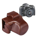 Étui intégral en cuir PU avec bandoulière pour Canon EOS M5