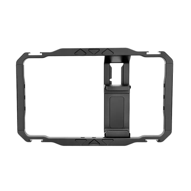 Cage métallique pour smartphone YELANGU LW-B01-1, idéale pour le vlogging et les diffusions en direct.