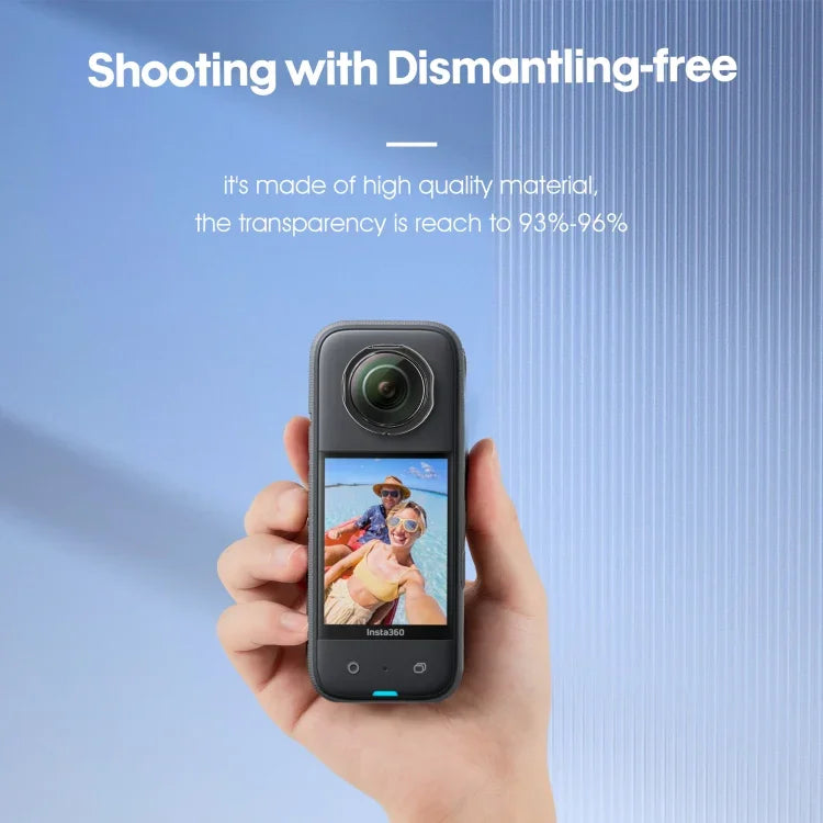 Protection d'objectif en polycarbonate pour Insta360 X3 STARTRC