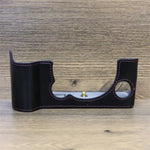 Étui demi-dos en cuir PU avec filetage 1/4 pouce pour appareil photo FUJIFILM X-T5
