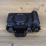 Étui demi-dos en cuir PU avec filetage 1/4 pouce pour appareil photo FUJIFILM X-T5