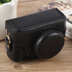 Étui en cuir intégral avec bandoulière pour caméra vlog Sony ZV-1F