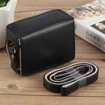 Étui en cuir intégral avec bandoulière pour caméra vlog Sony ZV-1F