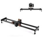 Rail de raccordement coulissant YELANGU YLG0119A de 60 cm avec boucle pour chariot, compatible avec appareils photo reflex et caméras vidéo.