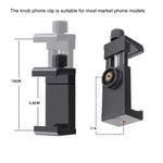 Kit de fixation pliable pour casque de téléphone avec caméra d'action, boucle en J, pince rotative et adaptateur.