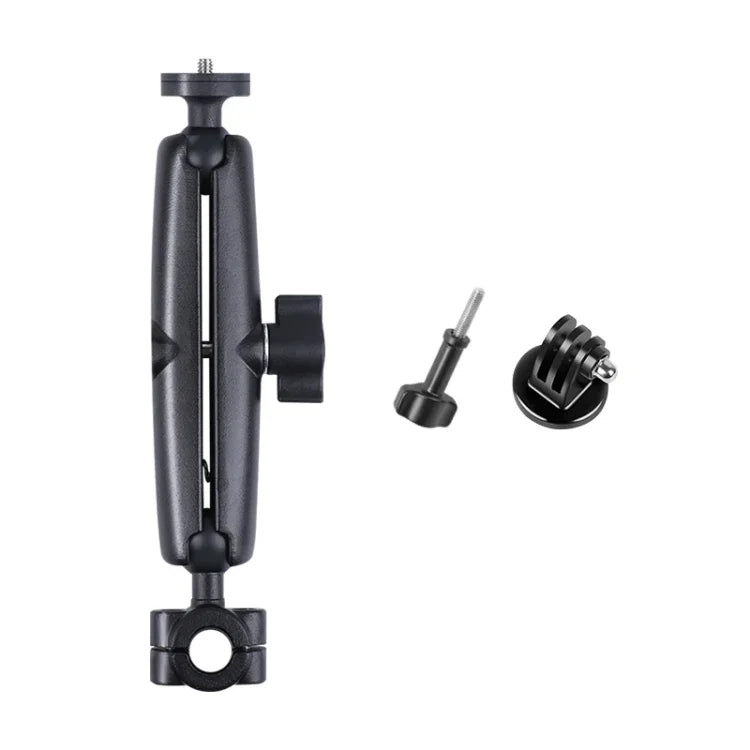 Support de guidon à rotule de 25 mm pour siège avant de voiture, avec adaptateur pour trépied et vis, compatible avec GoPro, Insta360, DJI et autres caméras d'action, 25 mm x 22 cm.