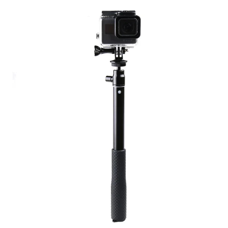Support trépied pliable et multifonctionnel avec poignée de 30 à 93 cm, idéal pour les selfies, compatible avec GoPro, Insta360, DJI et autres caméras d'action, ainsi que les téléphones. Longueur : 30 à 93 cm.