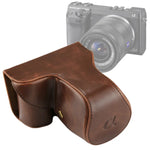 Étui intégral en cuir PU avec bandoulière pour appareil photo Sony NEX 7 / F3 (objectif 18-55 mm), pour Sony NEX 7 / F3, pour Sony NEX 7