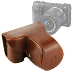 Étui intégral en cuir PU avec bandoulière pour appareil photo Sony NEX 7 / F3 (objectif 18-55 mm), pour Sony NEX 7 / F3, pour Sony NEX 7