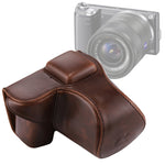 Étui intégral en cuir PU avec bandoulière pour appareil photo Sony NEX 5N / 5R / 5T (objectif 16-50 mm / 18-55 mm), pour Sony NEX 5N
