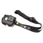 Étui en cuir PU pour GoPro HERO7 Black /6 /5 avec dragonne et boutons, cuir PU (marron), cuir PU (café), cuir PU (noir)