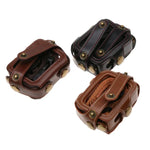 Étui en cuir PU pour GoPro HERO7 Black /6 /5 avec dragonne et boutons, cuir PU (marron), cuir PU (café), cuir PU (noir)