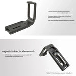 Support de plaque en L à dégagement rapide pour prise de vue verticale FITTEST FLN-D850 pour Nikon D850