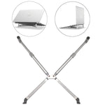 Support de refroidissement universel en alliage d'aluminium Pliable Rehausseur de hauteur pour PC portable iPad de 12 à 17 pouces