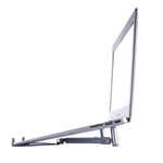 Support de refroidissement universel en alliage d'aluminium Pliable Rehausseur de hauteur pour PC portable iPad de 12 à 17 pouces