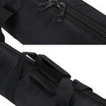 Sac de transport zippé avec bandoulière pour pied d'éclairage, parapluie, lampe LED, flash, flash cobra. Dimensions : 55 cm x 22 cm