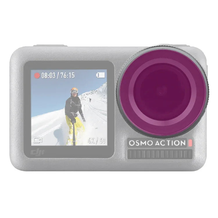 Filtre de plongée Sunnylife OA-FI179 pour DJI OSMO ACTION, OA-FI179, violet
