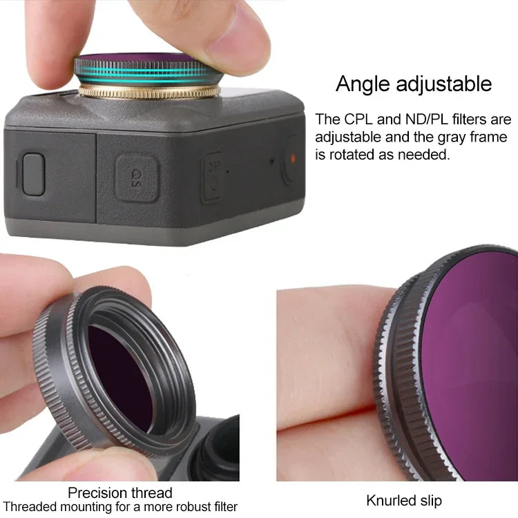 Filtre de plongée Sunnylife OA-FI179 pour DJI OSMO ACTION, OA-FI179, violet