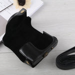 Étui intégral en cuir PU avec bandoulière pour appareil photo Canon G16