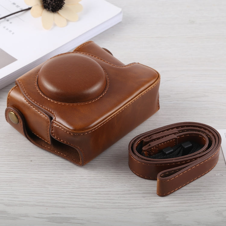 Full Body Camera PU Leather Case Bag with Strap for Canon G16, For G16