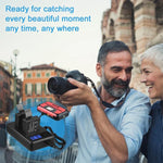 Chargeur double batterie avec écran LCD pour SJCAM SJ7000 / SJ6000 / SJ5000 / SJ4000, affichage de la capacité de charge, compatible avec SJCAM SJ7000
