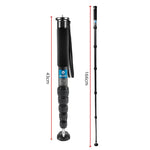 BEXIN P336C Monopode en fibre de carbone pour appareil photo, support de voyage pour selfies en direct, P336C