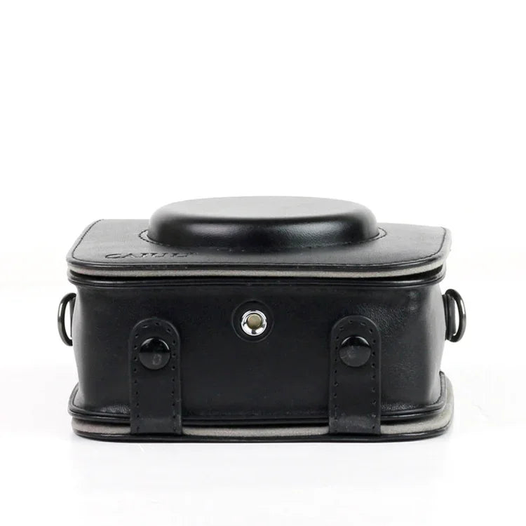 Étui de protection vintage en cuir PU pour appareil photo FUJIFILM Instax SQUARE SQ10, avec bandoulière réglable, SQ10