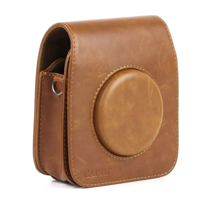 Étui de protection vintage en cuir PU pour appareil photo FUJIFILM Instax SQUARE SQ10, avec bandoulière réglable, SQ10